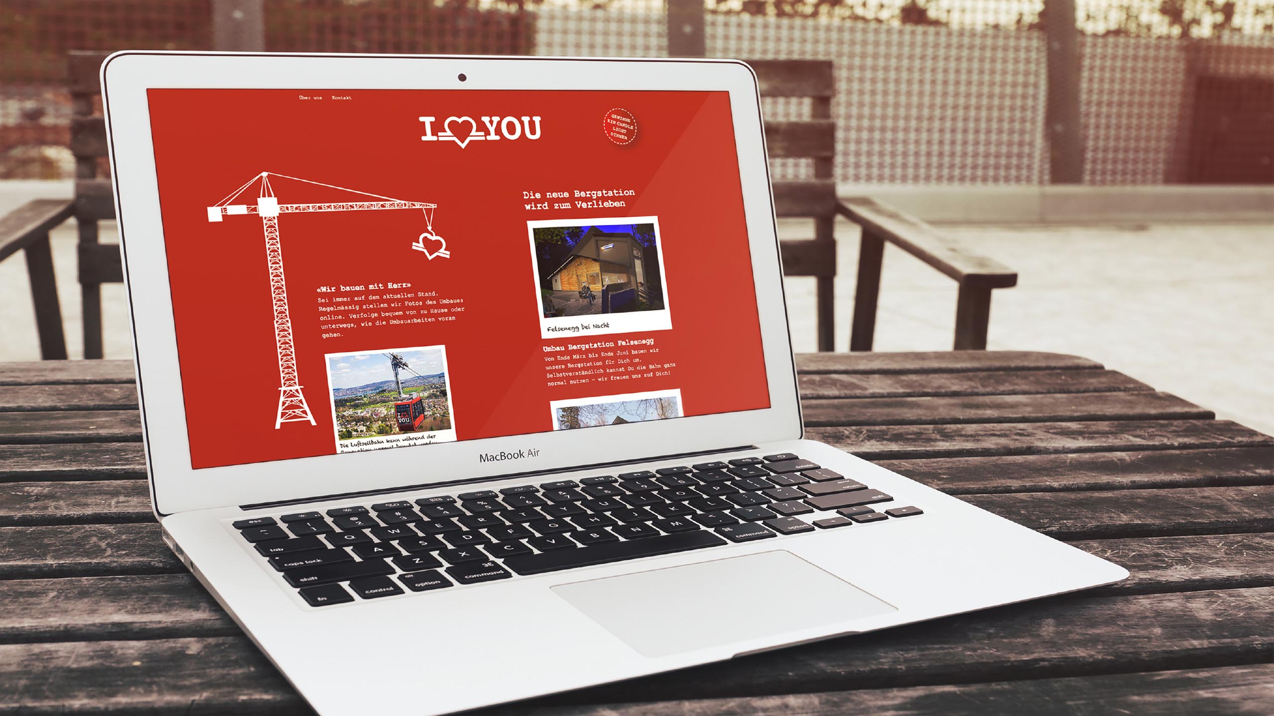 I_LAF_U_big_02 I LAF YOU, Luftseilbahn, Luftseilbahn Adliswil Felsenegg, LAF, Branding, Corporate Design, Werbung, Webdesign, Social Media, Markendesign, Kommunikationskonzept, Kampagnen, Events, Websites und mobile Applikationen, Events, Banners, Logodesign, Logo, Grafik